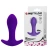 LyBaile Pretty Love Morton Plug Blue - Анальная пробка с вибрацией, 10,4х3,4 см (синий)