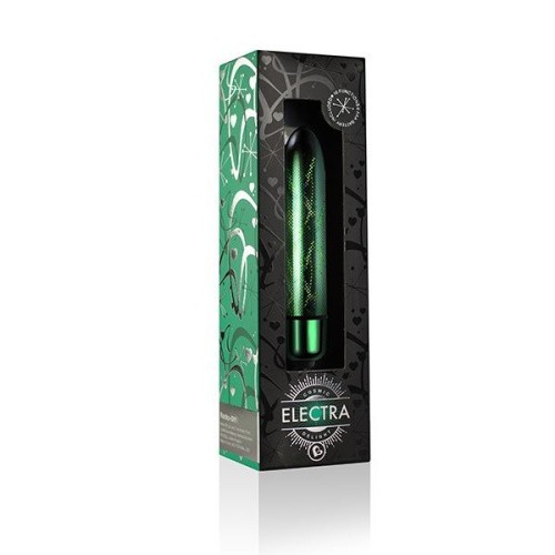 Rocks Off RO-90mm Cosmic Delight Electra - віброкуль з голографічним покриттям, 9х1.6 см. (зелений) - купити в Україні | Секс шоп SEX-SHOP.ua