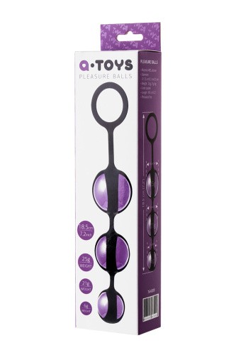 Toyfa A-Toys Hony вагинальные шарики со смещенным центром тяжести, 18.5х3,5 см
