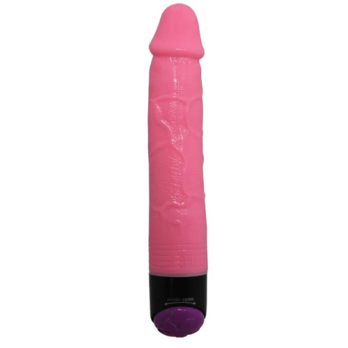 Multi Speed Jelly Vibe Pink - Реалістичний вібратор, 23.8х3.8 см (рожевий) - купити в Україні | Секс шоп SEX-SHOP.ua