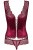 Obsessive Miamor corset UA79160 - Комплект, S/M, (бордовый)