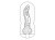 Genmu Missy Touch - Потрясающий мастурбатор с эффектом отсоса, 15х6.7см (белый) - sex-shop.ua