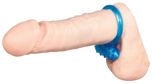 Vibro Ring Silikon Blue - виброкольцо, 5х3 см (синий) - sex-shop.ua