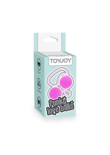 Toy Joy Funky Love - Вагинальные шарики, 3.5 см (пурпурный) - sex-shop.ua