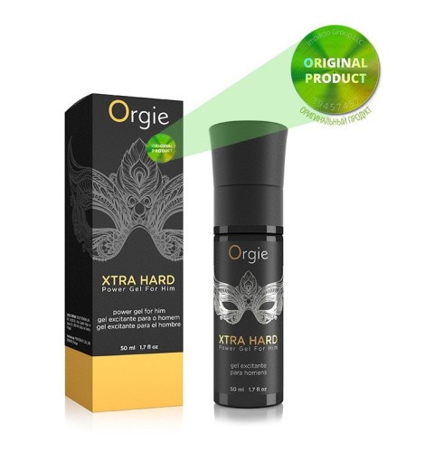 Orgie - Xtra Hard - гель для усиления эрекции, 50 мл - sex-shop.ua