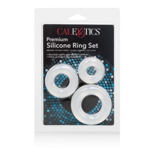 Набір ерекційних кілець Premium Silicone Ring Set - купити в Україні | Секс шоп SEX-SHOP.ua