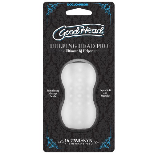 Doc Johnson GoodHead Helping Head Pro Frost мини-мастурбатор, 7.6х4.4 см