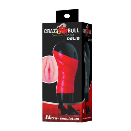 LyBaile Crazy Bull Delia Vagina мастурбатор вагина в тубусе с присоской, 28.3х10 см