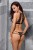 Passion Exclusive Jade Set - Сексуальний комплект білизни: бюстгальтер та стрінги, S/M (чорний) - купити в Україні | Секс шоп SEX-SHOP.ua