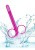 California Exotic Novelties Lube Tube - Шприц для лубриканта (2шт) розовый