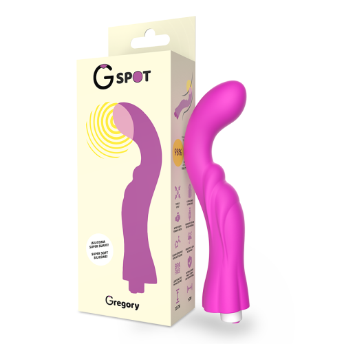 G-SPOT GREGORY - Вібратор для зони G, 17 см (фіолетовий)