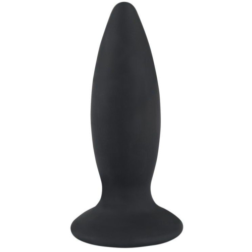 Orion Black Velvets Recharge Plug L - Анальная пробка с вибрацией, 14,7х4,4 см (черный)