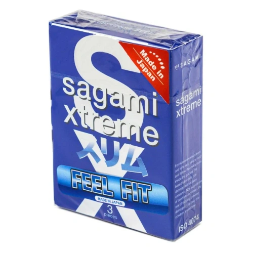 Sagami Xtreme Feel Fit, 3 шт - sex-shop.ua