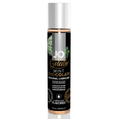 System JO - Gelato Mint Chocolate Lubricant - оральный лубрикант со вкусом мятного шоколада, 30 мл - sex-shop.ua