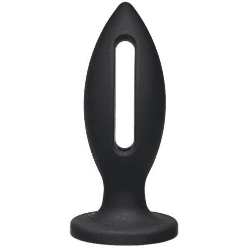 Doc Johnson Kink Lube Luge Premium Silicone Plug 6" - силиконовая анальная пробка, 14х5 см (черный) - sex-shop.ua