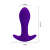 LyBaile Pretty Love Morton Plug Blue - Анальная пробка с вибрацией, 10,4х3,4 см (синий)