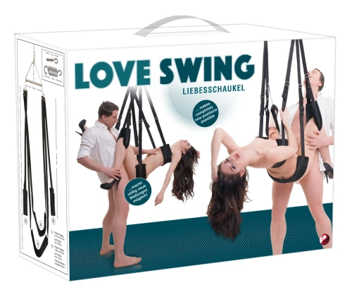 Orion Love Swing - Секс качели, 200 см (черный) - sex-shop.ua