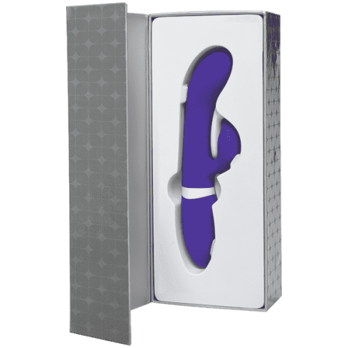 Doc Johnson iVibe Select iRock - мощный вибратор-кролик, 10.2х3.2 см (фиолетовый)