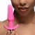 Frisky Smooth Vibrating Anal Plug - Pink - Анальная пробка с вибрацией, 12х3 см (розовый) - sex-shop.ua