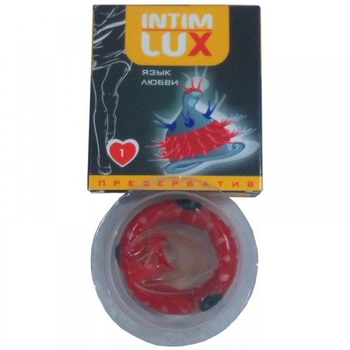 Intim Lux Мова кохання - презерватив з вусиками, 1 шт