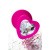 Toyfa ToDo By Diamond Heart - Анальная пробка с камнем, 9.5х4 см (розовый)