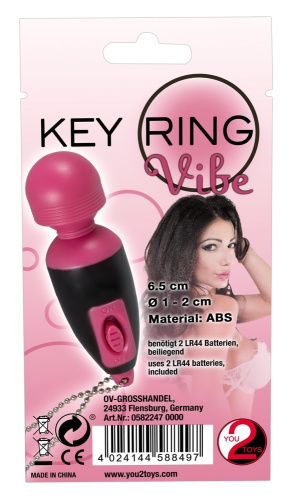 Orion Key Ring Vibe миниатюрный вибратор для клитора, 6.5х2 см - sex-shop.ua