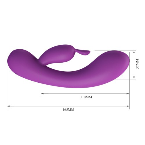 Pretty Love Grace Vibrator Purple - Вибратор с толстой головкой, 16.5х3.7 см (фиолетовый)