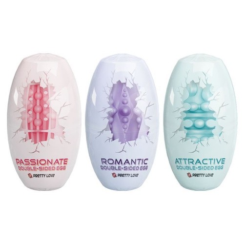 LyBaile - Pretty Love Double Sided Egg Masturbator - Набор мастурбаторов, 15 шт