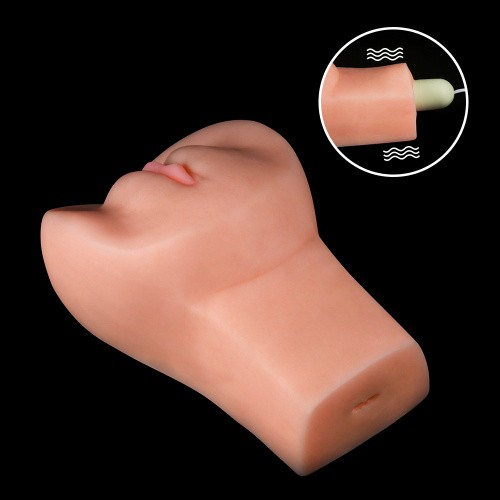 LoveToy Vibrating Pet Pussy # 1 - Мастурбатор, 11 см (телесный)