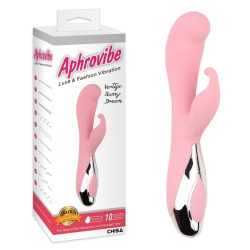 Aphrovibe - Vertigo Bunny Dream - Вибратор-кролик, 10х3.3 см (розовый) - sex-shop.ua
