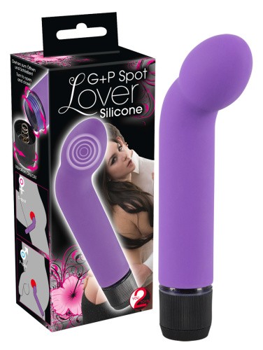 Orion G + P-Spot Lover Vibrator - Cтимулятор G-точки, 16х3.2 см (фиолетовый) - sex-shop.ua