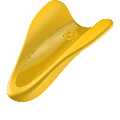 Satisfyer High Fly Yellow - Вибратор на палец, 6.5х5.5 см (жёлтый) - sex-shop.ua