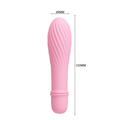 Pretty Love Solomon Vibrator Light Pink - Вибратор, 12,3 см (розовый)