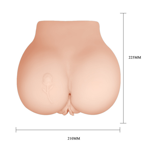LyBaile Crazy Bull Realistic Vagina Masturbator Vibrating реалистичный мастурбатор вагина и анус с вибрацией, 21 см