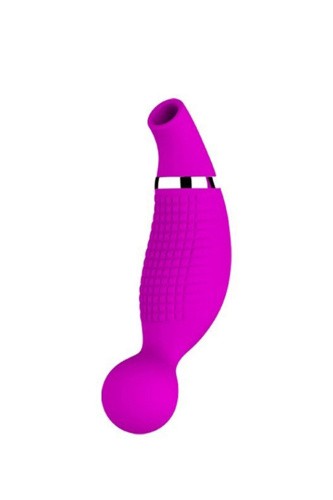 LyBaile Romance Pecker Sucking Vibrator Purple - Вибратор для клитора, 16х3.8 см