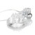 CalExotics Elite Sexual Exciter Crystal - двойное виброкольцо, 9х1.5 см (прозрачный)