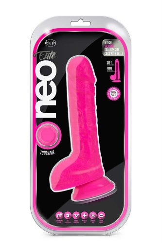 Реалистичный фаллоимитатор Blush Neo Elite, 22 см
