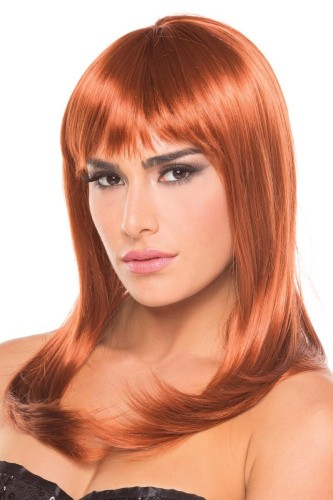 Be Wicked Wigs Hollywood Wig Auburn - парик (рыжий) - sex-shop.ua