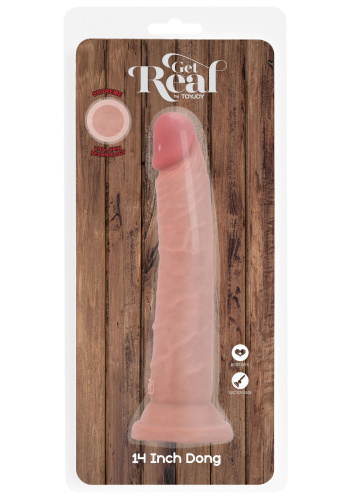 Реалістичний фалоімітатор Get Real Deluxe 14 Inch Dong, 36.5 см - купити в Україні | Секс шоп SEX-SHOP.ua