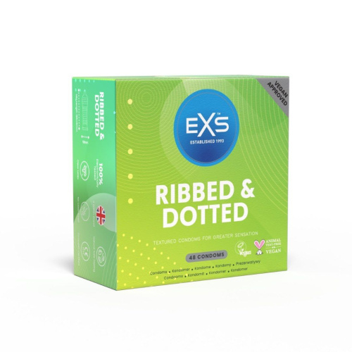 EXS Ribbed & Dotted, 48 шт