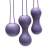 Je Joue Ami - Набор вагинальных шариков, 3,8-3,3-2,7 см, 54-71-100 г (фиолетовые) - sex-shop.ua