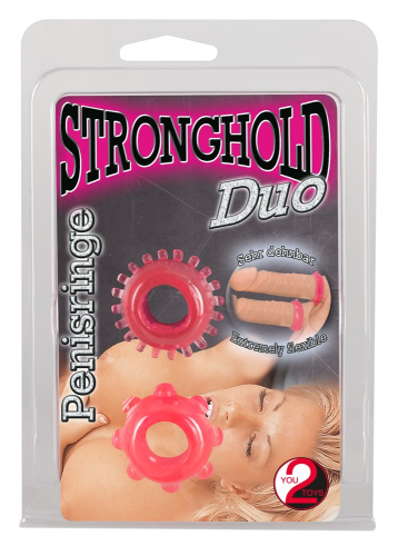 Stronghold Duo - Эрекционные кольца, 2 шт (розовый)