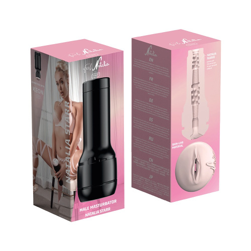 Kiiroo Feel Natalia Starr - Мастурбатор копия вагины порнозвезды, 22х8.4 см