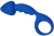 Adrien Lastic Budy Blue - анальная пробка со стимулирующей ножкой, 13х2.5см (голубой) - sex-shop.ua