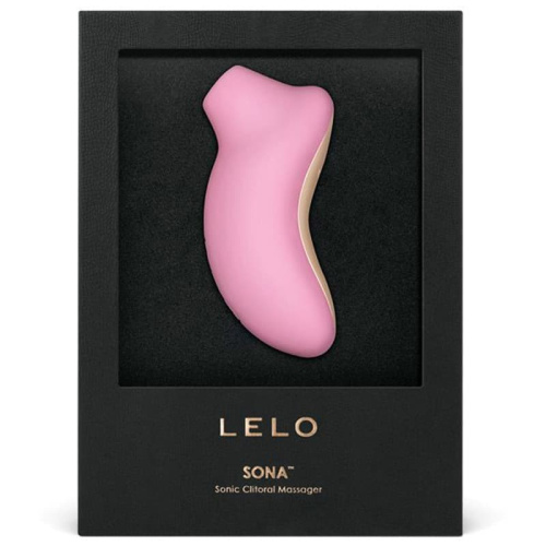 Lelo Sona - бесконтактный звуковой стимулятор клитора, 11.5х5.6 см (светло розовый) - sex-shop.ua