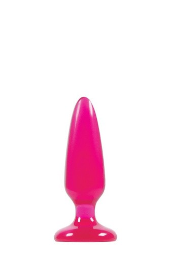 Ns Novelties Pleasure Plug Small - Анальная пробка, 10х3,5 см (розовый) - sex-shop.ua