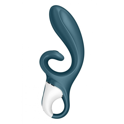 Satisfyer Hug Me - Ніжний вібратор-кролик, 21 см (сірий) - купити в Україні | Секс шоп SEX-SHOP.ua
