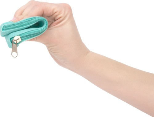 PowerBullet - Silicone Zippered Bag Teal - сумка для зберігання секс-іграшок (бірюзовий)