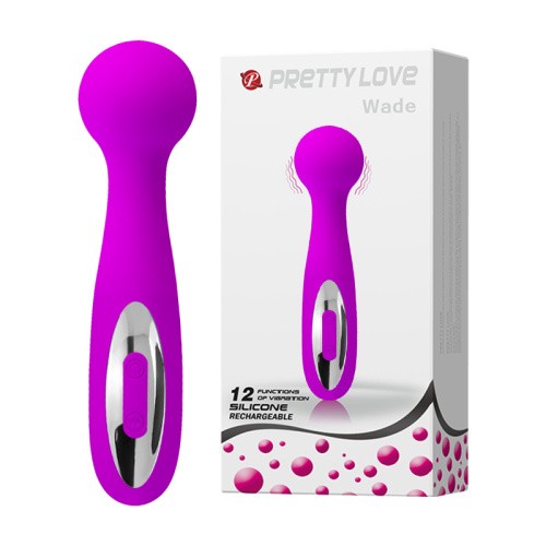 Pretty Love Wade Massager Purple - Универсальный вибромассажер, 15 см (фиолетовый)