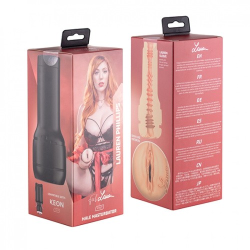 Kiiroo Feel Lauren Phillips - Мастурбатор копия вагины порнозвезды, 22х8.4 см